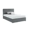 Buy Livingstone Storage Fabric Double Bed Grey | Modern Ottoman Bed, Colour: Grey, Size: Double, 3 from Furnituretta