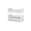 Buy Maximize Your Child's Room: Alan Bunk Bed with Trundle & Storage White Matt, Colour: White Matt, Mattresses: Without Mattresses, 5 from Furnituretta