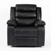 Buy Turin Recliner Leather Aire 1 Seater Black, Colour: Black, 4 from Furnituretta