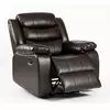 Buy Turin Recliner Leather Aire 1 Seater Brown, Colour: Brown from Furnituretta