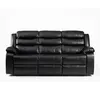 Buy Turin Recliner Leather Aire 3-Seater Black, Colour: Black, 3 from Furnituretta
