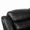 Buy Turin Recliner Leather Aire 3-Seater Black, Colour: Black, 6 from Furnituretta