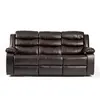 Buy Turin Recliner Leather Aire 3-Seater Brown, Colour: Brown, 3 from Furnituretta