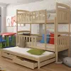 Buy Viki Bunk Bed Pine: Space-Saving Sleep Solution for Kids, Colour: Pine, Mattresses: Foam Mattresses, 5 from Furnituretta