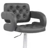 Buy Utah Bar Stool: Stylish Comfort for Your Home Bar, Colour: Grey, 4 from Furnituretta