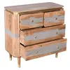 Buy Wilton Acacia Wood Chest: 4 Drawer Storage Solution, 3 from Furnituretta