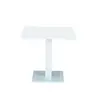 Buy White High Gloss Table: Chatham (Stainless Steel Base), Colour: White, 4 from Furnituretta