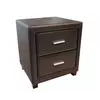 Buy Dorset 2 Drawer Bedside Cabinet Brown, Colour: Brown, Item Width: 47 from Furnituretta