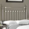 Buy Edward 4ft 6 Chrome Double Bed, Colour: Chrome, Size: 4ft 6/Double, Item Width: 146, 2 from Furnituretta