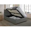 Buy Mayfair Ottoman Double Bed: Modern Design & Ample Storage, Colour: Light Grey, Size: 4ft 6/Double, Item Width: 153, 5 from Furnituretta