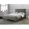 Buy Stylish & Functional: Mayfair Light Grey Double Bed, Colour: Light Grey, Size: 4ft 6/Double, Item Width: 152, 6 from Furnituretta