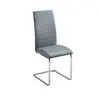 Buy Dresden Dining Chairs: Stylish Seating in Grey & Chrome from Furnituretta