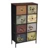 Buy Seville Cabinet 8 Drawer Grey: A Spacious and Stylish Storage Option from Furnituretta