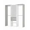 Buy Goole Large Concrete Grey and White Open-Door Wardrobe: A Stylish and Spacious Choice, 2 from Furnituretta