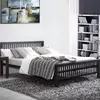 Buy Meridian Metal Bed Frame: Sleek & Durable, Colour: Charcoal Black, Size: 4ft/Small Double, Item Width: 124 from Furnituretta