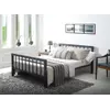 Buy Metro Metal King Size Bed: Timeless & Durable, Colour: Charcoal Black, Size: 5ft/King , Item Width: 157, 3 from Furnituretta