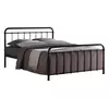 Buy Miami Black Metal Double Bed Frame - Perfect for Modern Bedrooms, Colour: Black, Size: 4ft 6/Double, Item Width: 139 from Furnituretta
