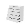 Buy Kinross Chest of Drawers: Sleek & Functional Storage, Colour: White, 4 from Furnituretta