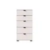 Buy Modern Chest for Small Spaces: Kinross 5 Drawer, Colour: White, 3 from Furnituretta