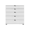 Buy Kinross Chest of Drawers: Sleek & Functional Storage, Colour: White, 3 from Furnituretta