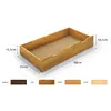 Buy Handcrafted Underbed Storage Drawer Walnut – Smooth Sliding with Hand Grooves 98cm, Colour: Walnut, Item Width: 98 - 1/2 size, 5 from Furnituretta