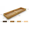 Buy Handcrafted Underbed Storage Drawer Pine – Smooth Sliding with Hand Grooves 198cm, Colour: Pine, Item Width: 198 - full size, 5 from Furnituretta