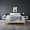 Buy Alva (F3) Handmade Wooden Bed Frame Pine – High Headboard & Rustic Style Single, Colour: Pine, Bed Size: Single (3ft), 7 from Furnituretta
