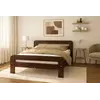 Buy Nordic Sky (F2) Handmade Wooden Bed Frame Walnut Finish – Double in Solid Pine, Colour: Walnut, Bed Size: Double (4ft6), 8 from Furnituretta