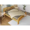 Buy Nordic Sky (F2) Handmade Wooden Bed Frame Alder Finish – Small Double in Solid Pine, Colour: Alder, Bed Size: Small Double (4ft), 9 from Furnituretta