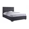 Buy Nevada Double Bed: Sleek & Comfortable, Colour: Grey, Size: 4ft 6/Double, Item Width: 160 from Furnituretta