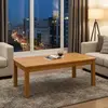 Buy New York Coffee Table – Natural Oak | Solid Rubberwood Living Room Table from Furnituretta