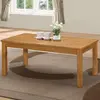 Buy New York Coffee Table – Natural Oak | Solid Rubberwood Living Room Table, 3 from Furnituretta