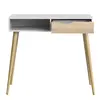 Buy Oslo Console Table 1 Drawer 1 Shelf in White and Oak, 5 from Furnituretta