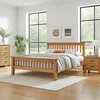 Buy Acorn Solid Oak Bed – High Footend King Size | Premium Oak Bedroom Furniture from Furnituretta