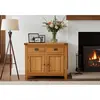 Buy Acorn Solid Oak Sideboard – Small 2 Doors & 2 Drawers | Premium Oak Storage Unit, 3 from Furnituretta