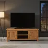 Buy Acorn Solid Oak TV Unit – Straight | Premium Oak Media Cabinet, 3 from Furnituretta