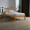 Buy Otto Single Wooden Bed – Antique Pine | Solid Wood Single Bed Frame, Colour: Antique Pine, 3 from Furnituretta