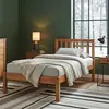 Buy Otto Single Wooden Bed – Antique Pine | Solid Wood Single Bed Frame, Colour: Antique Pine, 4 from Furnituretta