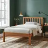 Buy Otto Single Wooden Bed – Antique Pine | Solid Wood Single Bed Frame, Colour: Antique Pine from Furnituretta