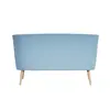 Buy Beau 2 Seater Sofa Cornflower Blue / Blonde Wood | Modern Living Room Furniture, 5 from Furnituretta