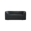 Buy Zuma Black Sofa | Contemporary Curved Velvet Living Room Furniture, 2 from Furnituretta