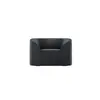 Buy Zuma Black Chair | Contemporary Curved Velvet Accent Chair, 2 from Furnituretta