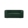 Buy Zuma Forest Green Sofa | Contemporary Curved Velvet Living Room Furniture, 2 from Furnituretta