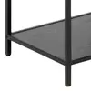 Buy Seaford Tall Black Metal Bookcase with 5 Black Shelves, 9 from Furnituretta