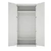 Buy Austen White 2 Door Tall Wardrobe | Classic Shaker Style Bedroom Storage, 4 from Furnituretta
