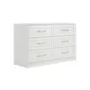 Buy Austen White Chest | Classic Shaker Style Bedroom Storage, 3 from Furnituretta