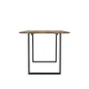 Buy Antibes Russet & Black Dining Table | Modern 6‑Seater Tables, 5 from Furnituretta