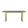 Buy Antibes Russet & Gold Dining Table | Modern 6‑Seater Tables, 4 from Furnituretta