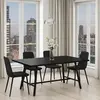 Buy Louie Black Dining Table | Modern 4‑Seater Tables from Furnituretta