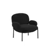 Buy Avery Black Chair | Contemporary Sherpa Armchair, 3 from Furnituretta